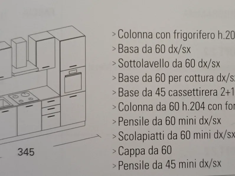 Cucina Loft di Arrex in offerta -14%