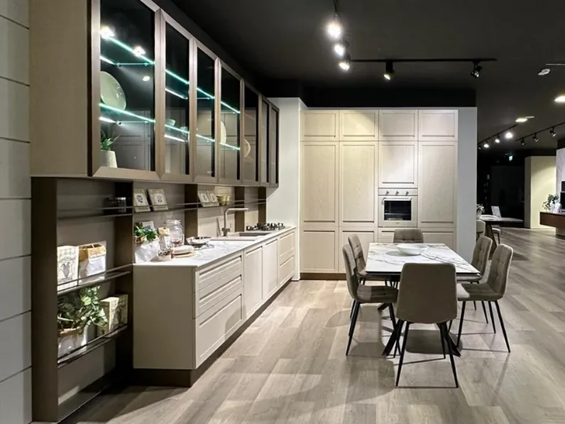 Cucina altri colori moderna lineare Incanto Mobilturi in Offerta Outlet