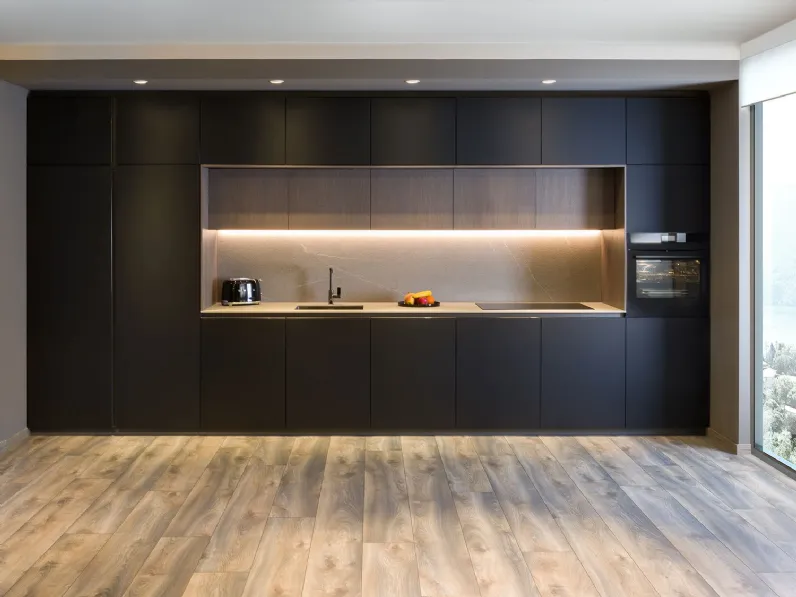 Cucina Plan 03 outlet moderna altri colori Diotti.com lineare scontata 50%