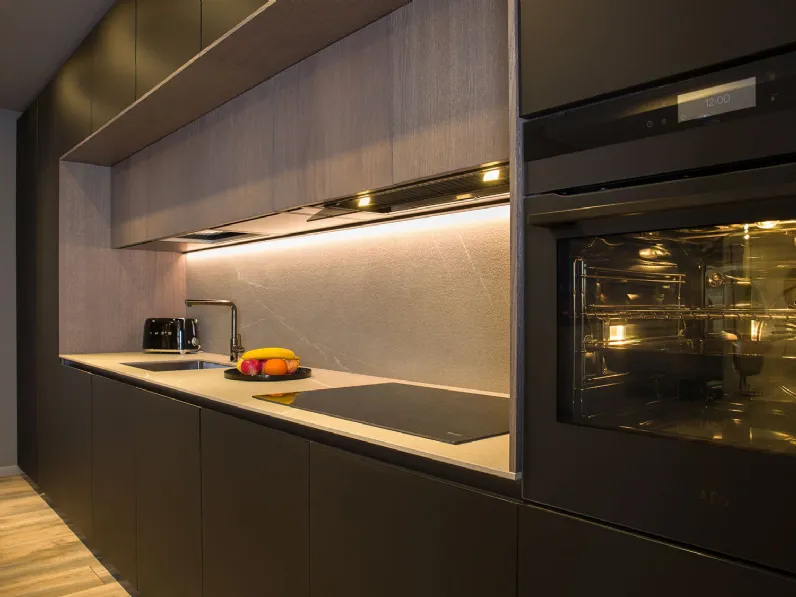 Cucina Plan 03 outlet moderna altri colori Diotti.com lineare scontata 50%