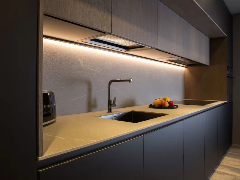 Cucina Plan 03 outlet moderna altri colori Diotti.com lineare scontata 50%