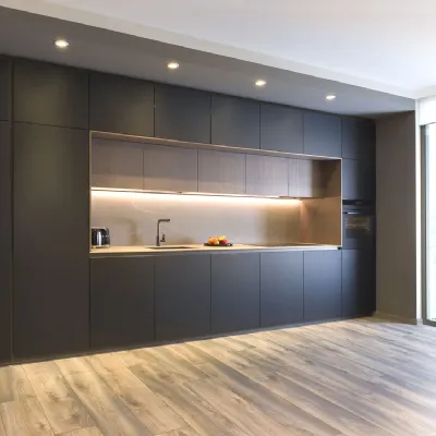 Cucina Plan 03 outlet moderna altri colori Diotti.com lineare scontata 50%