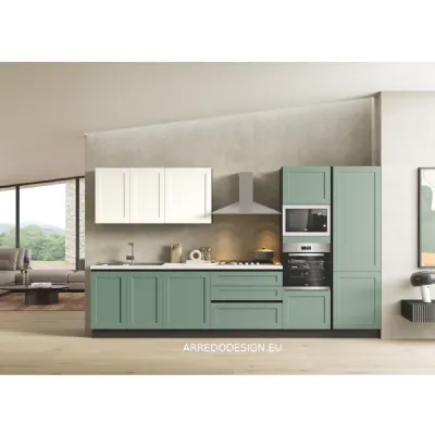 Cucina Dora  moderna altri colori Net cucine lineare scontata 40%