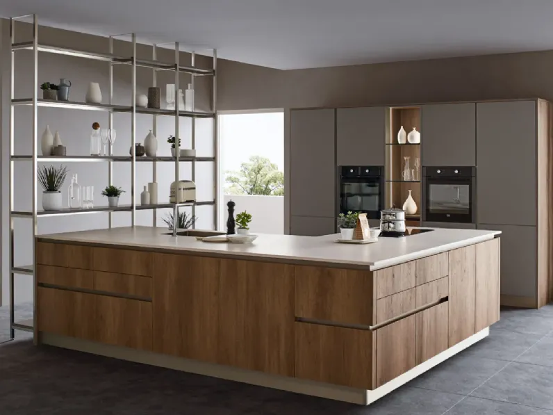 Scopri la cucina Oyster 02 di Veneta Cucine in OFFERTA OUTLET 