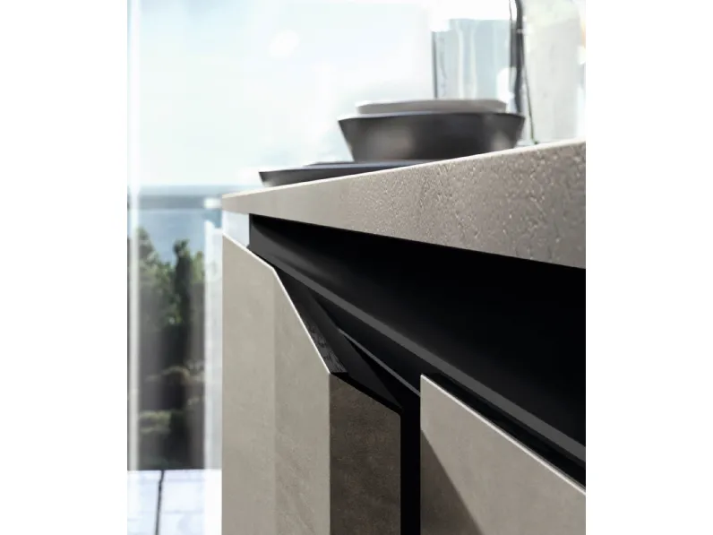 Cucina lineare in laminato opaco a prezzo ribassato 29%