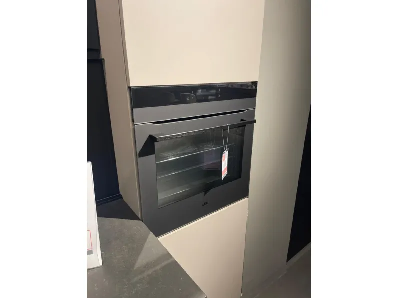 Cucina lineare in vetro grigia Cv 652 cucina k2 glass arredo3 a prezzo ribassato