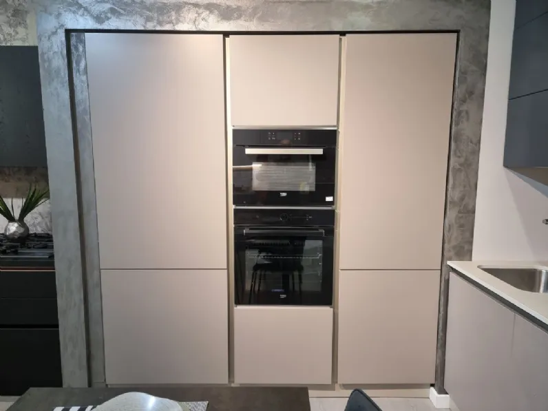 Cucina a prezzo ribassato lineare moderna Meeting pop Mobilturi