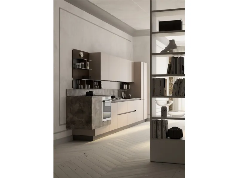 Cucina lineare moderna Lungomare Colombini casa a prezzo scontato