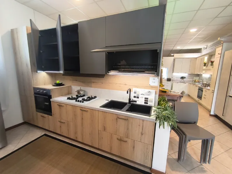 Cucina modello Cucina kali rovere Arredo3 PREZZO SCONTATO 50%