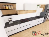 Cucina rovere chiaro moderna lineare Sp22  Astra in offerta