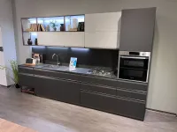 Cucina Formalia design grigio Scavolini lineare scontata 26%