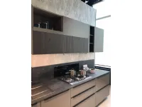 Cucina Feel moderna tortora Snaidero lineare scontata 30%