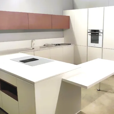 Cucina con penisola Arrex Loft soft SCONTATA 57%