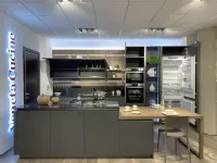 CUCINA Veneta cucine ad isola Lounge vetro SCONTATA 40%