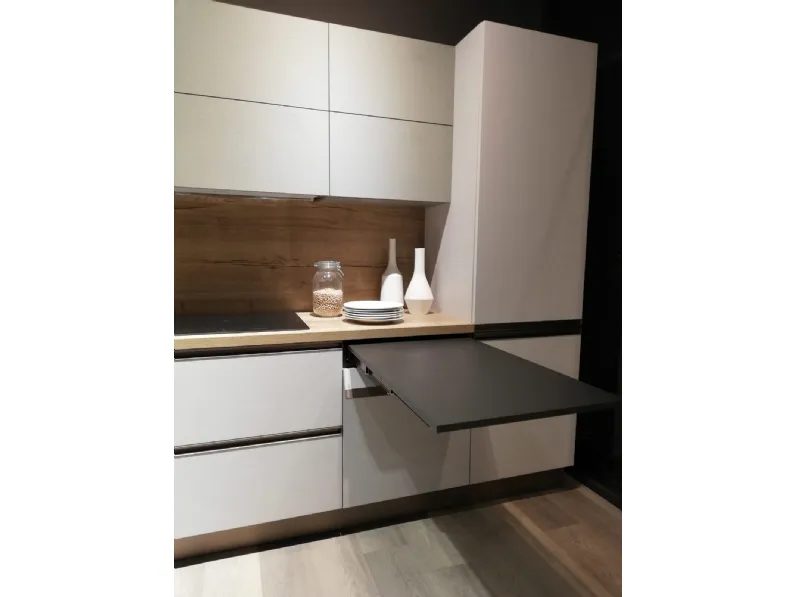 Cucina lineare in laminato materico altri colori Immagina head a prezzo ribassato