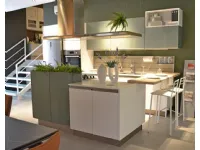 Cucina con penisola moderna altri colori Lube cucine Unica a soli 7534