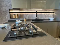 Cucina moderna con penisola Lumina Scavolini a prezzo scontato