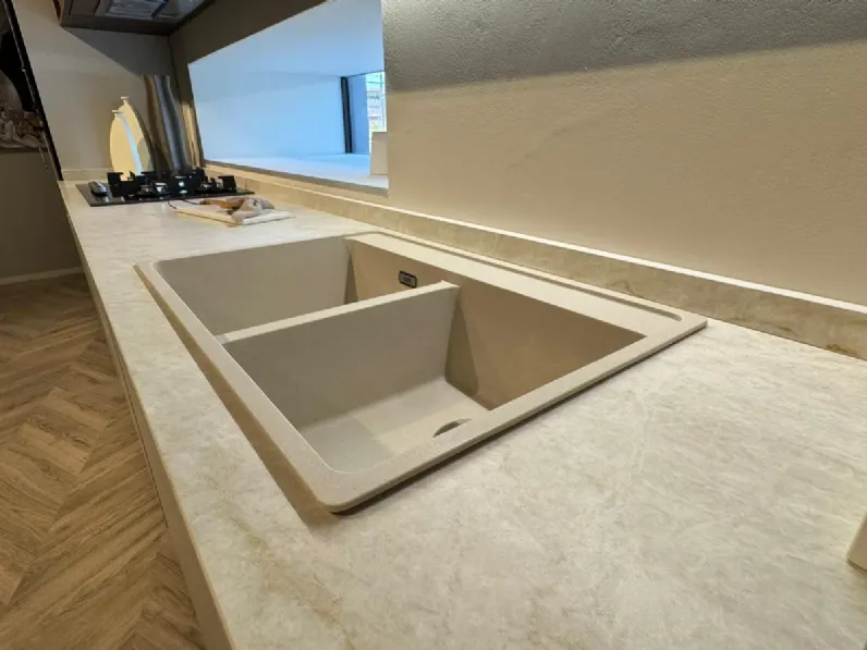 Cucina magnolia moderna lineare Stosa Young a soli 8500 Euro