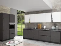 Cucina moderna lineare Maya 3 Kuadra cucine a prezzo ribassato