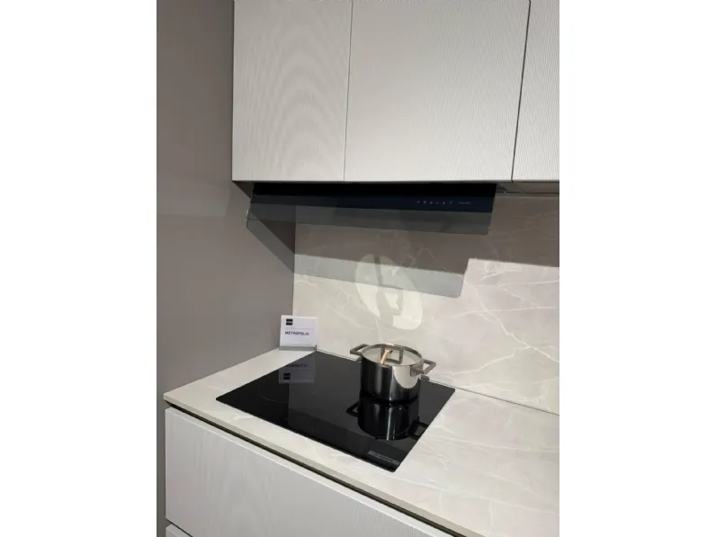 Cucina lineare moderna grigia Stosa Metropolis a soli 8800 Euro