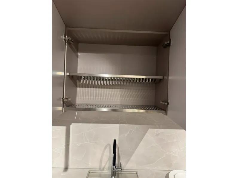 Cucina lineare moderna grigia Stosa Metropolis a soli 8800 Euro