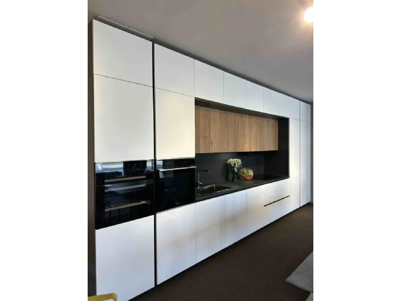 Cucina moderna lineare Menta Miton a prezzo scontato