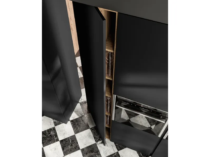 Cucina lineare in laminato opaco a prezzo ribassato 33%