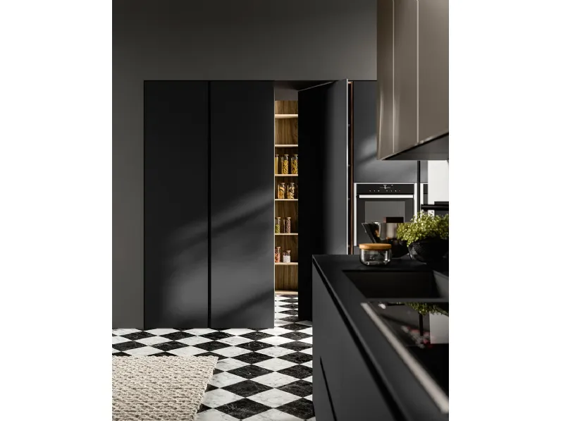 Cucina lineare in laminato opaco a prezzo ribassato 33%