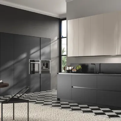Cucina lineare in laminato opaco a prezzo ribassato 33%