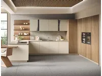 Cucina con penisola moderna tortora Artigianale Cream di joes stile unico a soli 13200