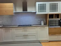 Cucina Ar-tre Cucina cloe frass bianco e rov naturale  OFFERTA OUTLET sconto 50% 