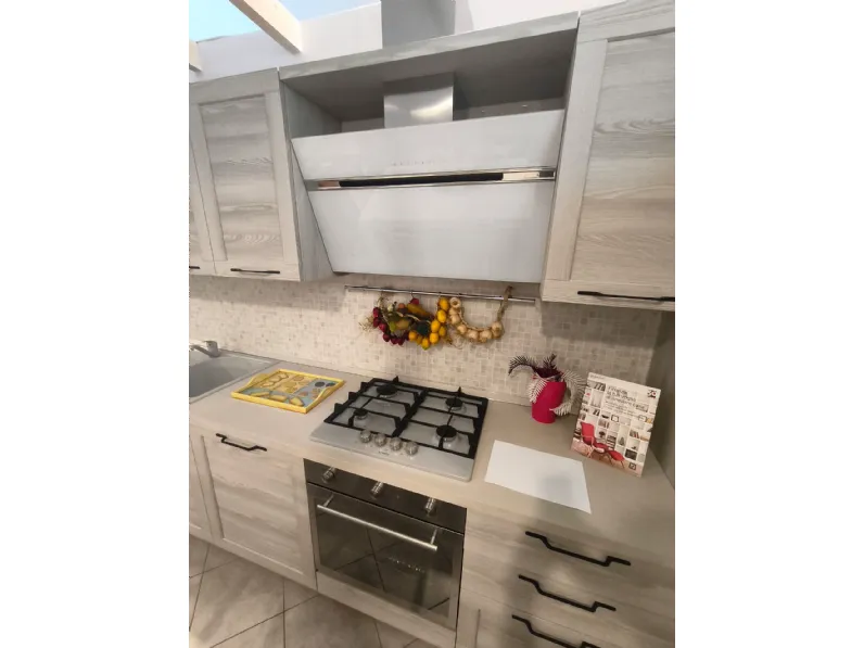 Cucina lineare moderna rovere chiaro Arredo3 Cucina frame a soli 4500 Euro