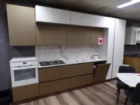 Cucina a PREZZI OUTLET in laminato materico Mobilturi -71%