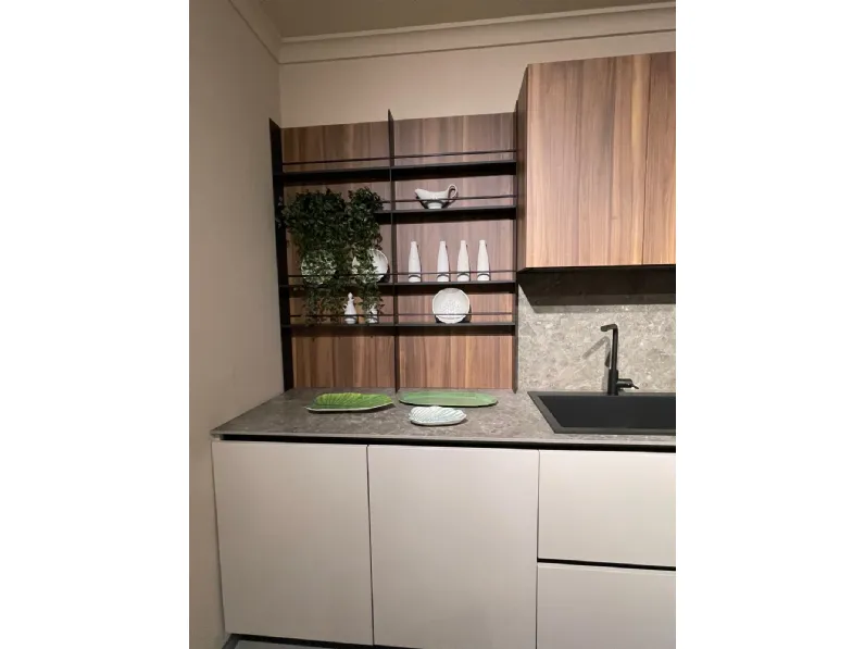 Cucina grigia design lineare Miton Cucina miton pet grigio noce cordesco a soli 10800 Euro