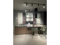 Cucina con isola in polimerico a prezzo scontato 51%