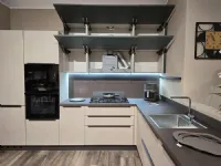 Cucina a prezzo ribassato con penisola design Easy q01 Ar-due