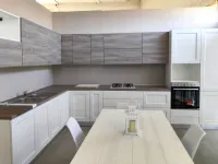 Cucina bianca inglese ad angolo Arrex Fiorella taiga a soli 4100 Euro