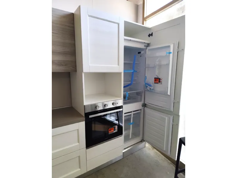 Cucina bianca inglese ad angolo Arrex Fiorella taiga a soli 4100 Euro