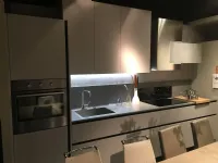 Cucina First moderna grigio Snaidero lineare scontata 30%