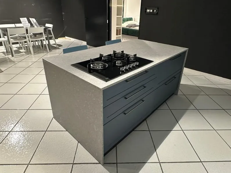 Cucina con isola Mobilturi Gaia telaio SCONTATA 55%