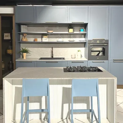 Cucina con isola Mobilturi Gaia telaio SCONTATA 55%
