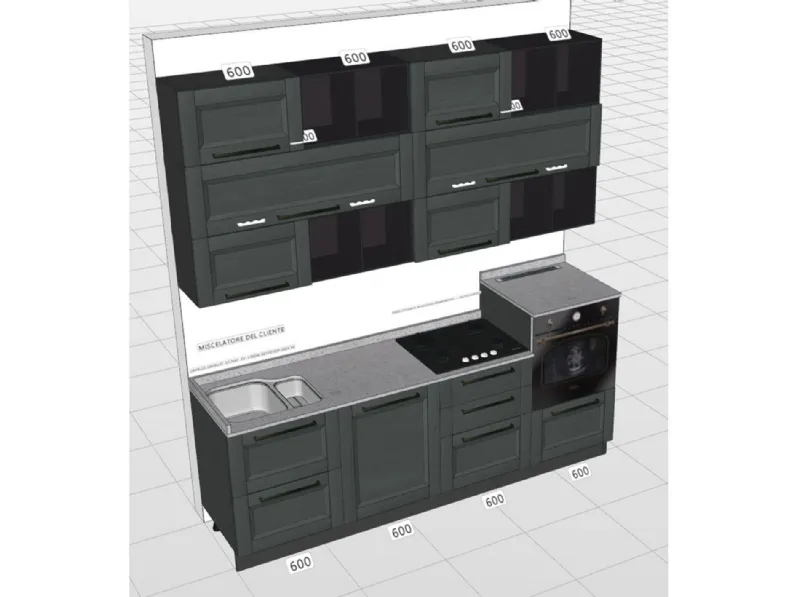 evo-cucina-agora-cestone-con-kit-in-legno-porta-padelle - EVO Cucine - Sito  Web Ufficiale - Brand di Gruppo Turi