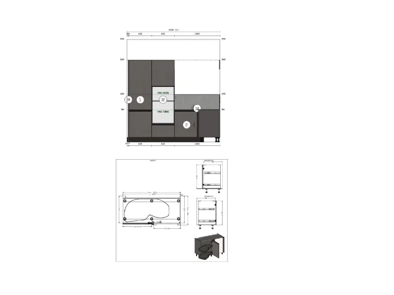 Cucina Kaliì ad angolo Arredo3 con uno sconto imperdibile