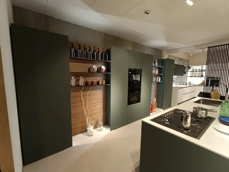 Cucina moderna con penisola Mènta Binova a prezzo scontato