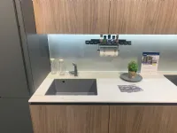 Cucina Metropolis moderna grigia Stosa lineare scontata 50%
