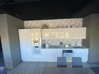Cucina bianca design lineare Nevada cielo anta mm. 22 Mobilturi a soli 4990