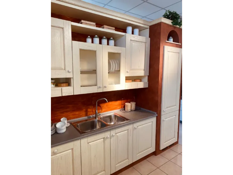 Cucina magnolia in muratura ad angolo Arrex Nora in muratura a soli 7400 Euro