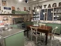 Cucina altri colori industriale con penisola Panam  Marchi cucine scontata