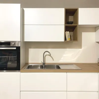 Cucina a prezzo scontato ad angolo design Pura Colombini casa