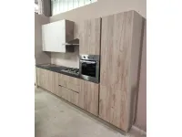 Cucina rovere chiaro moderna lineare Quick Evo cucine a soli 2600 Euro